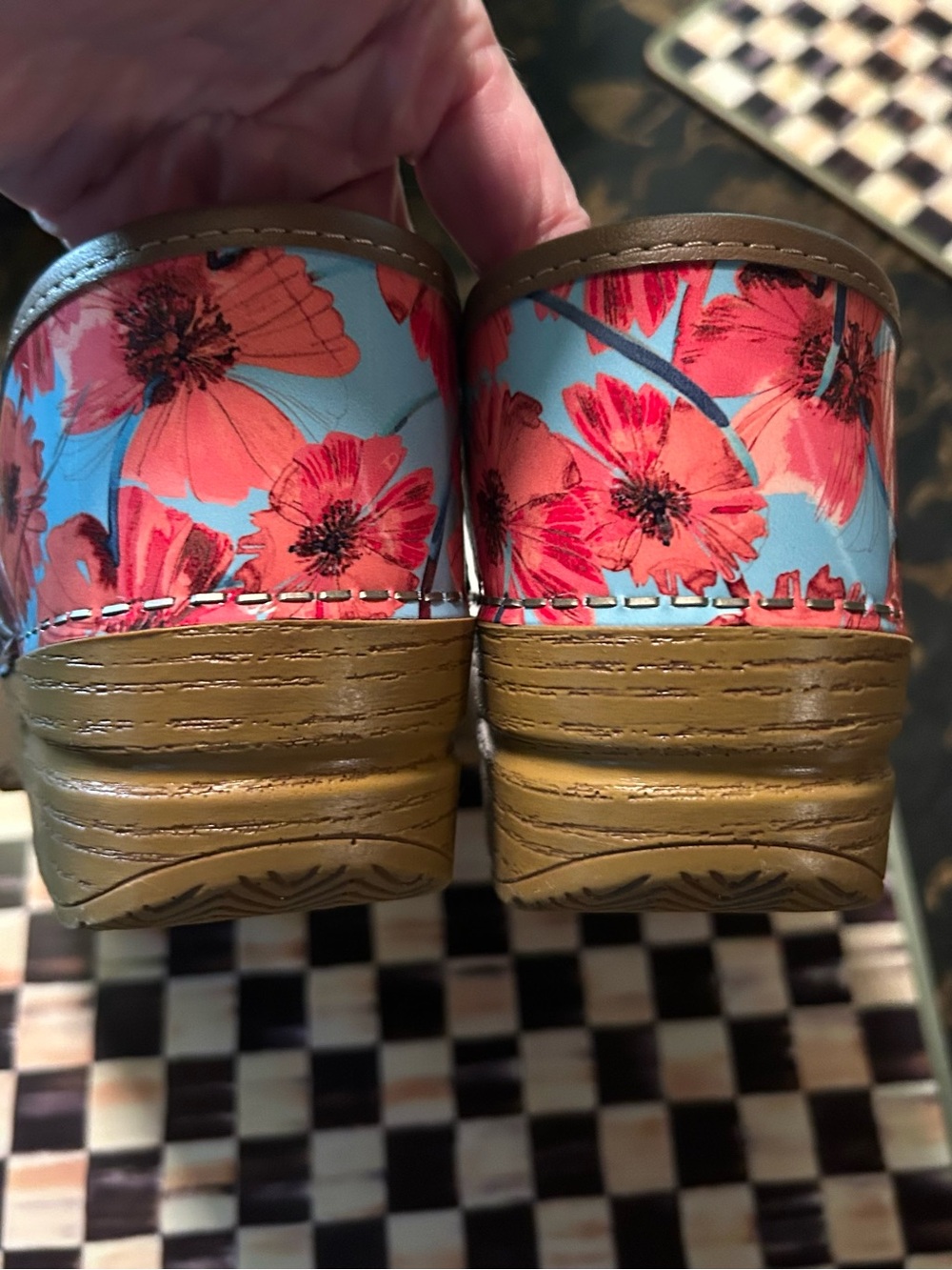 Gorgeous Dansko Poppies Limited Edition Professional Clog Size 8.5 or 39 - Picture 5 of 9